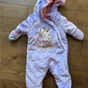 Hello Kitty Purple Baby Snow Suit
